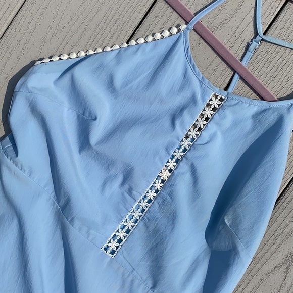 Light blue fit and flare dress - Picture 4 of 4